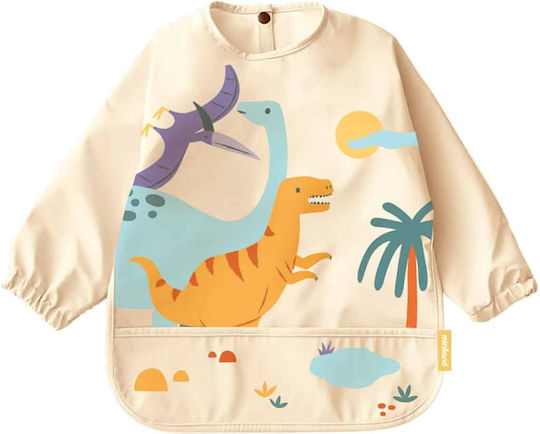 Miniland Bib Fabric with Button & Pocket Multicolored