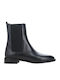 Leather Women's Ankle Boots Black