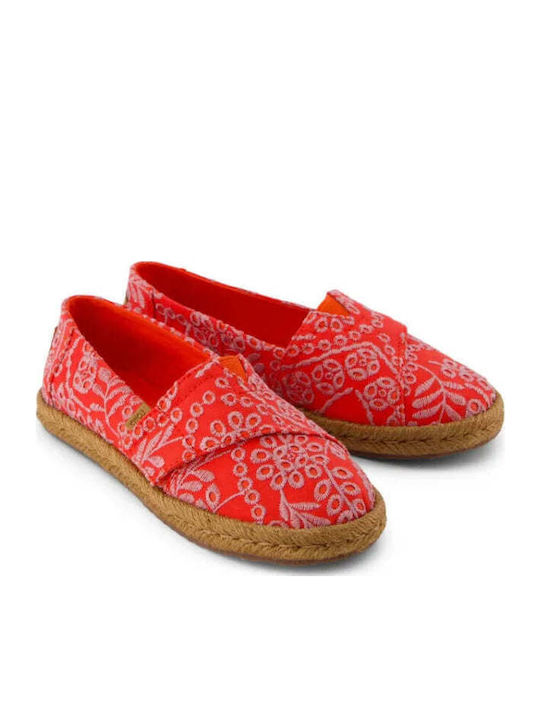 Toms Παιδικές Εσπαντρίγιες με Σκρατς Κόκκινες A...