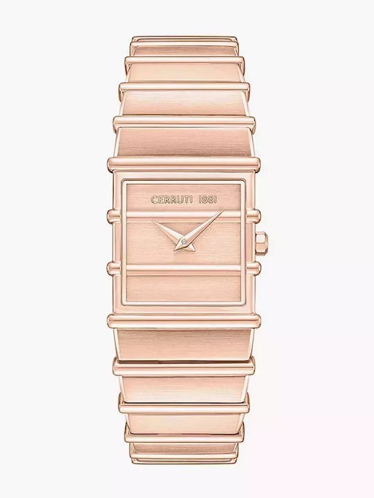 Cerruti Ceas de Damă cu Rose Gold Brățară Metalică