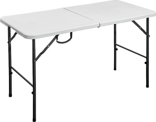 Τραπέζι Catering Πτυσσόμενο 74x120x60 Λευκό