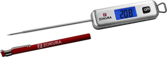 Zokura Digital Thermometer BBQ mit Nadel +40°C / +40°C