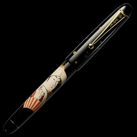 Pilot Namiki Nippon Art Maki-e Geisha Toyohina Tominoto Fn-4m-uto Fountain Pen 3131910563518 Nibs Medium14k