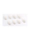Wall Hanger Hooks Plastic White 8 Pieces