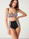 Set Bikini Ψηλόμεσο Animal Print Animal Print