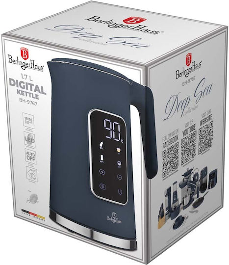 Berlinger Haus Kettle 1.7lt 2200W Blue