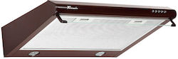 Tornado Bona 10 Freestanding Vent Hood 50cm Brown