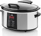 ETA Slow Cooker 245W with Capacity 6L Silver
