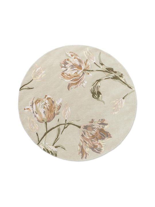 Laura Ashley Gosford Lucrat manual Covor Rotund...