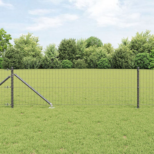 vidaXL Plasă de sârmă Galvanizat Module Gri 0.6x10m