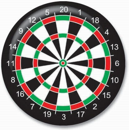 Thinkofme Magnet 3.8cm Dart Target S159