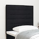 vidaXL Fabric Bed Headboard Black 80x88cm