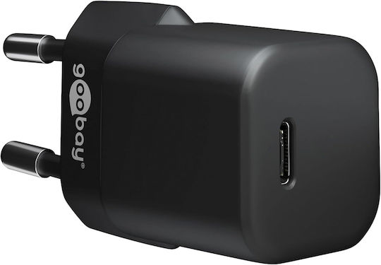 Goobay Φορτιστής Χωρίς Καλώδιο GaN με Θύρα USB-C 30W Power Delivery Μαύρος (59715)