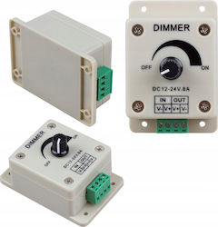Dimmer LED Manual 12V 8A 96W Potențiometru Benzi LED