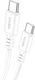 Kakusiga USB 2.0 Cable USB-C male - USB-C 60W PD Λευκό 1m KSC-982-CC-WH