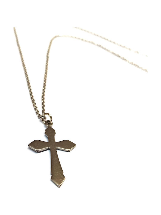 Amalfi Accessories Cross from Steel with Chain