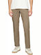 Pantaloni Chino Elastic Coffee