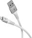 Goobay Geflochten USB-A zu Lightning Kabel 60W Weiß 1m (74511)