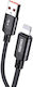 Kakusiga Braided USB-A to Lightning Cable 15W Black 1m (KSC-970-L-BK)
