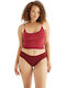 Βαμβακερά High Waist Women's Slip MultiPack Colorful