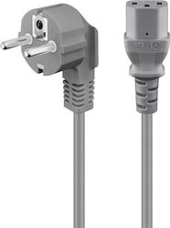 Goobay IEC C13 - IEC C13 Cable 2m Γκρι 50076 Goobay IEC C13 - IEC C13 Cable 2m Γκρι 50076