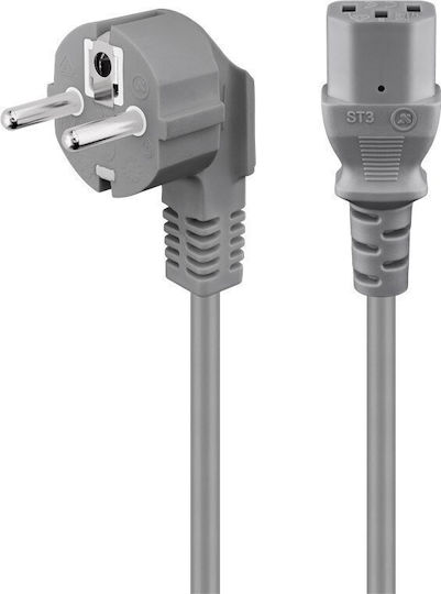 Goobay IEC C13 - IEC C13 Cable 2m Γκρι 50076