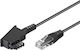 Goobay Tae-f Cable RJ45 male - RJ45 male 0.5m (71811) 1pcs