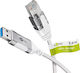 Goobay USB 3.0 Cable USB-A male - RJ45 Ασημί 3m...