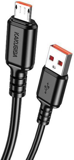 Kakusiga Regulär USB 2.0 auf Micro-USB-Kabel Schwarz 1m (KSC-982-M-BK) 1Stück