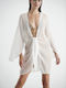 Blu4u Women's Mini Caftan Beachwear White