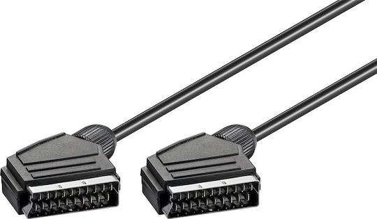 Goobay Cable Scart male - Scart male 2m Silver 11703