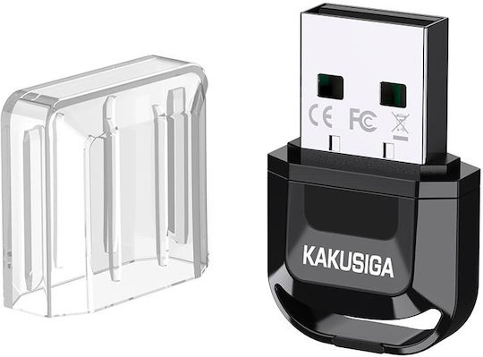 Kakusiga USB Bluetooth 5.0 Adapter με Εμβέλεια 10m (KSC-908)