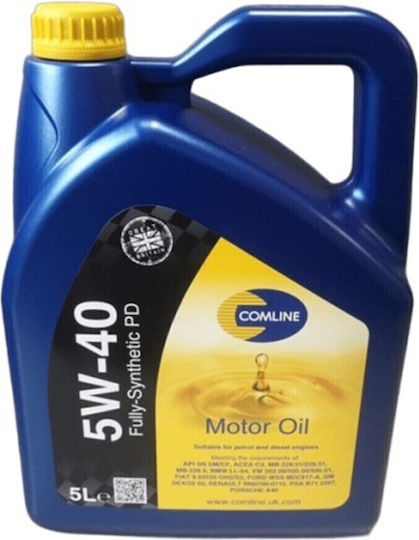 Comline Συνθετικό Λάδι Αυτοκινήτου 5W-40 4lt CO5W40PD4