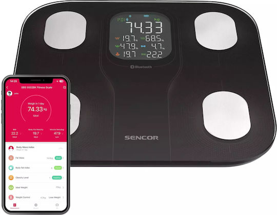 Sencor Smart Cantar in culoare Negru SBS 9002BK