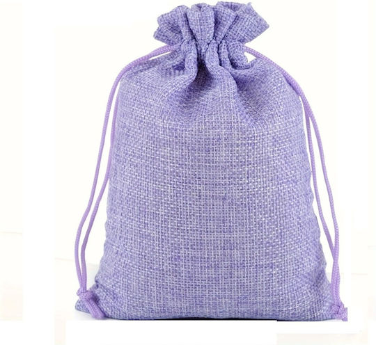 Panora Stoff Beutel für Geschenke Lila 9x7cm.