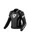 Rev'IT Xena 4 Pro Sommer Damen Motorradjacke Leder Black-White
