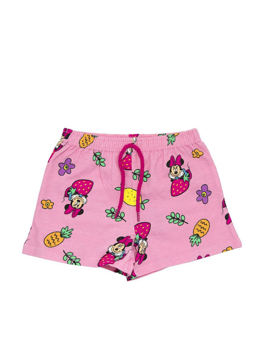 Kids' Shorts/Bermudas Fabric Minnie Mouse Pink
