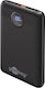 Goobay 65868 Power Bank 10000mAh 22W with USB-A Port and USB-C Port Black