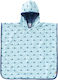 Fresk Kids Beach Poncho Light Blue 20cm