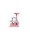 Denik Pets Kratzbaum Rosa 60x40x84cm