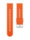 Gummi-Armband Orange 18mm