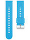 Rubber Strap Blue 22mm