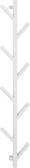 Cuier în formă de copac cu 8 cârlige Dimensiuni 100,5 X 19,5 X 7 cm Alb Relaxdays Cuier în formă de copac cu 8 cârlige Dimensiuni 100,5 X 19,5 X 7 cm Alb Relaxdays