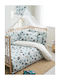 Vesta Home Cosmic Baby Quilt Cotton Light Blue 120x160cm