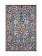 Klonaras Aurora 9257 Teppich Rechteckig Synthetisch,Polyester/Cotton/Leather Blau
