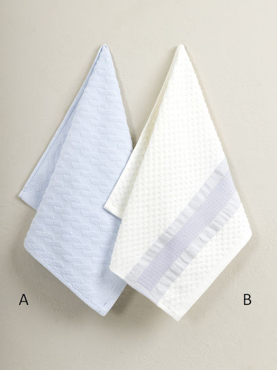 Nima Wipe A Towel from 100% Cotton in White Color 40x60cm