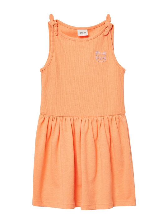 Children's Dress Orange