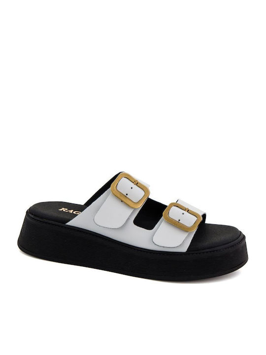Ragazza Leder Flache Damen Sandalen Flatforms W...