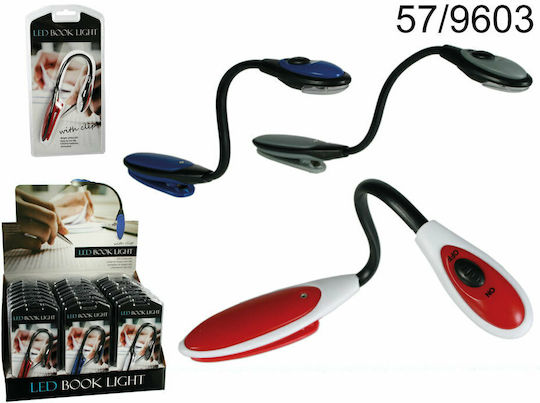 Φωτάκι Ανάγνωσης 2 Led Incl Batteries Ca 16 Cm