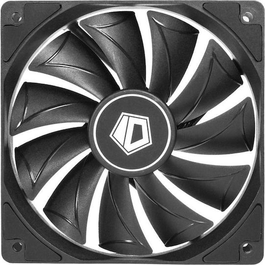 ID-Cooling Ventilator Pentru Carcasă 120mm (60cfm) Fără Iluminare LED și Conexiune 3-Pin